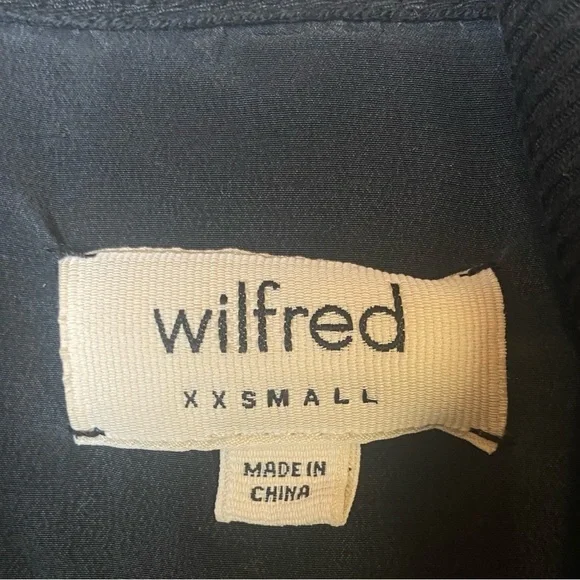 Aritzia Wilfred Diderot Slouchy Cocoon Sweater Cardigan Grey Cotton Modal XXS - Picture 5 of 15